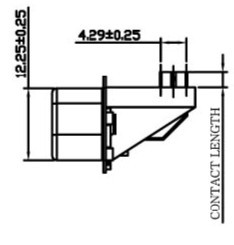 64 Pin Centronic PCB Right Angel Female connector Certificated UL