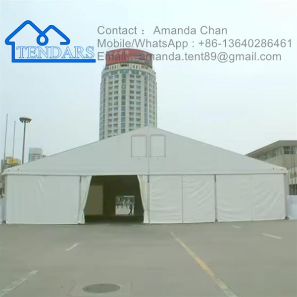 Waterproof Aluminum A Shape Marquee Warehouse Storage Tent Large Outdoor Tent