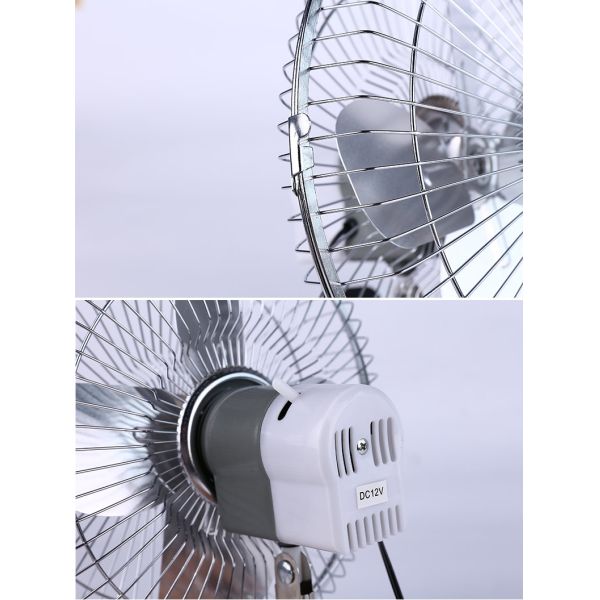 Durable Universal Car Accessories Clip On Stroller Fan Low Noise Full Copper Motor