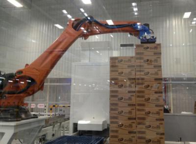 Low Failure Rate Automatic Robotic Bag Palletizer 8 KW 3000Kg - 4000Kg