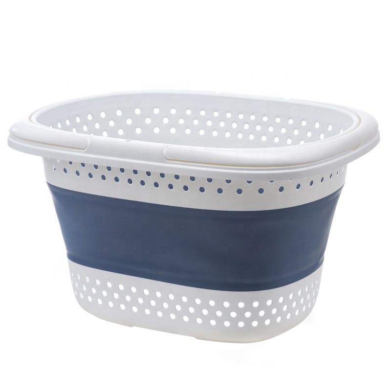 Large Capacity Foldable Household Laundry Storage Basket Bathroom Laundry Basket with Handle