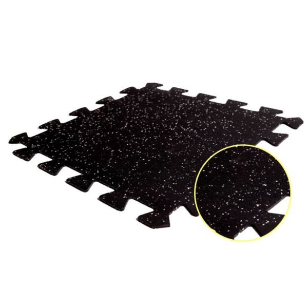 Customized Heavy Duty Rubber Flooring 485*485mm / 970*970mm Interlocking Fitness Flooring