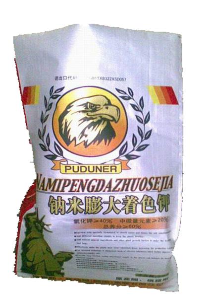 Bopp Laminated 25 kg Fertilizer Packaging Bags , Heavy Duty PP Woven Bag Side Gusset