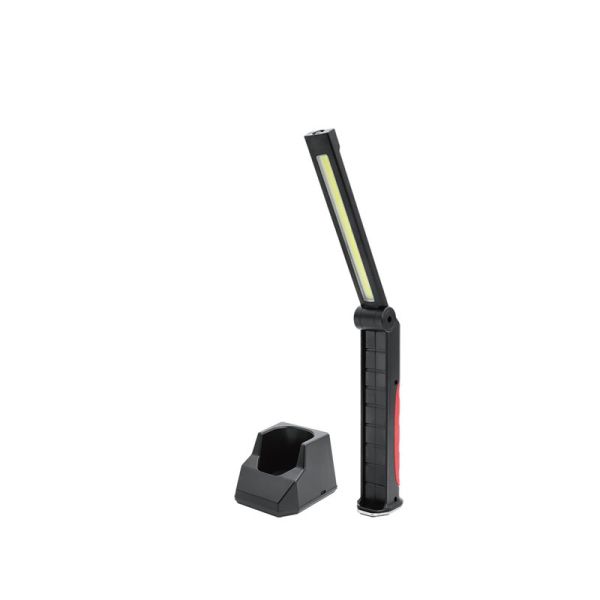Foldable Work Light (500LM, Magnetic/Hook) w/ Charging Station – for Auto Repair, Camping, DIY