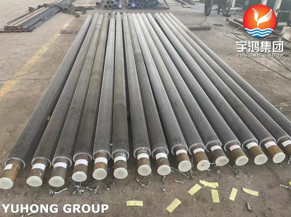 A335 P9 Serrated Finned Tube Tubular Heating Carbon Steel For Power Plants