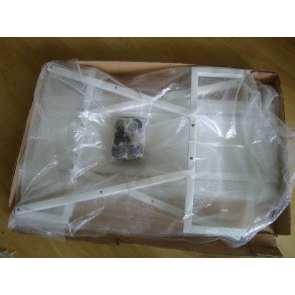 V - Shape Metal Oil Painting Frame Office Display Shelves Arts Bin Storage Stand