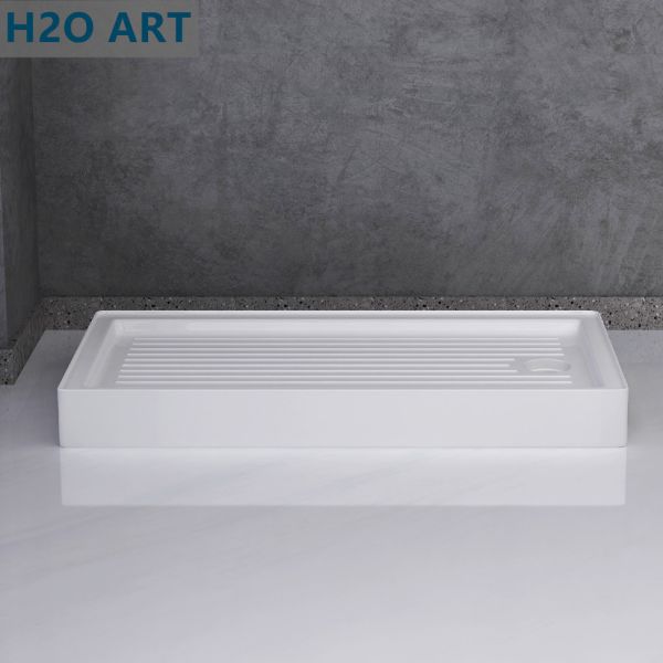 Acrylic Shower Tray with Rectangle Base Popular in Europe and South American Market