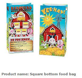 Grocery Bag, Tea bags,  Square food paper bag,  Snack bags,  Pie packing bag,  Kraft paper food bag,  Kraft packing bags
