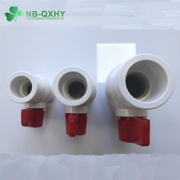 Water Supply High Thickness PVC Ball Valve Offering a Variety of Handle Alternatives