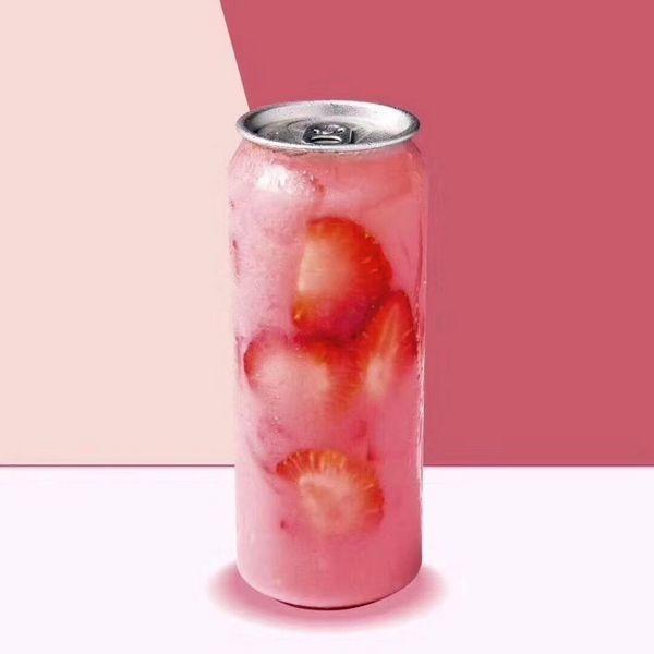 500ml 650ml PET Plastic Beverage Bottles With Aluminium Lid