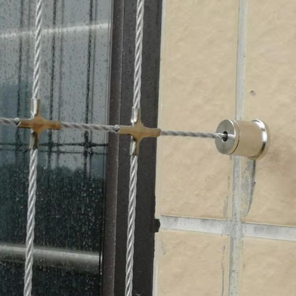 Aluminum Track Balcony Invisible Grille Protective Children Safety and Outdoor Security
