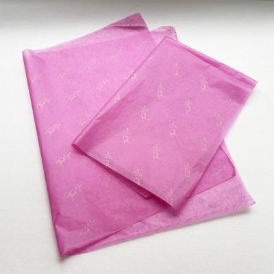 Eco Friendly Custom Logo Printed Warp Gift Paper Printed Wrapping Tissue Paper For Clothing Packing