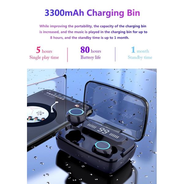 IPX7 водоустойчивый истинный беспроводной стерео Earbuds