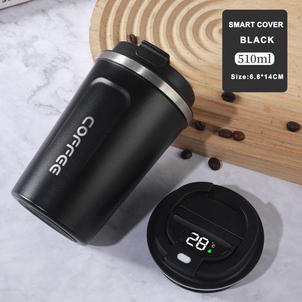 Многоразовые смарт стальные электрические чашки для холодной и горячей кофе чайные напитки