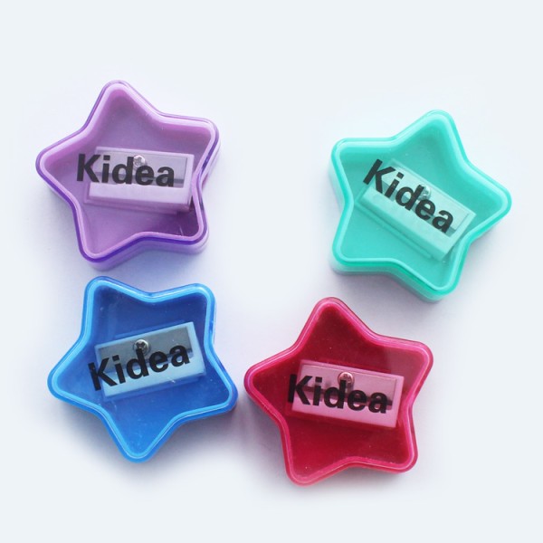 wholesale single hole star shape plastic pencil sharpener