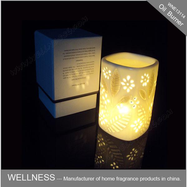 Classic Electric Oil Burner With Light , Christmas Gift  Perfume Oil Lamp Burners