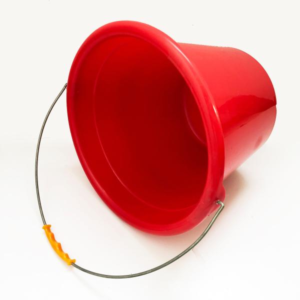 Heavy-Duty  Invincible Corrosive-Resistant Round Bucket 9L Plastic Cleaning Bucket Plastic Pail