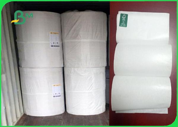 35gsm Good Breakage Resistance Green Security Mg White Kraft Paper For Packing