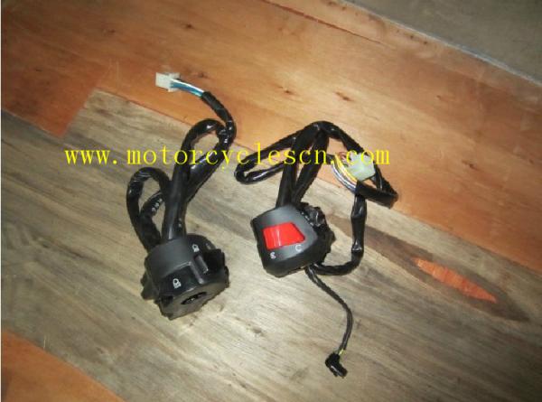 GXT200 II /III Dynasty  Motorcycle Spare Parts QM200GY Holder, handlebar switch LH RH