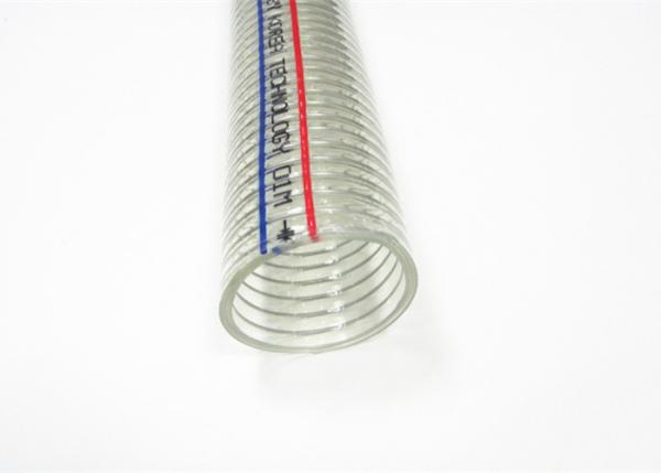 Flexible Clear PVC Spring Spiral Steel Wire Reinforced Water Fuel Suction Discharge Hose