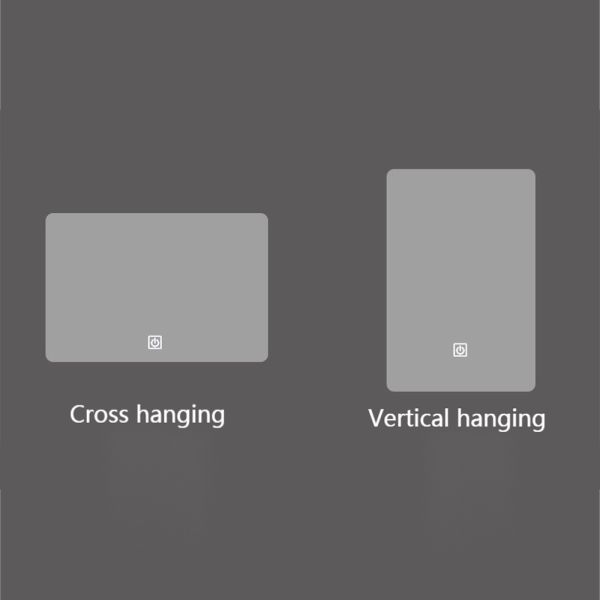 Душ Смарт стеклянный стена полное освещение до декора портативный декоративный для ванной зеркало