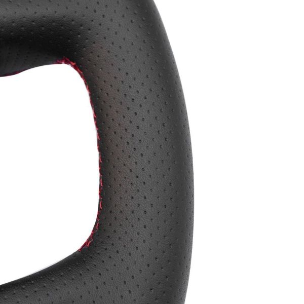Custom Steering Wheel Wrap for BMW 730Li 745Li 760Li 2004 730Li 740Li 750Li 760Li 2005 755ih 2007 730Li 2008 Red Thread