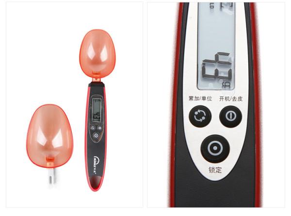 Stainless Steel Kitchen Digital Spoon Scale 3000g Cumulative Weight For Portioning Tea Flour