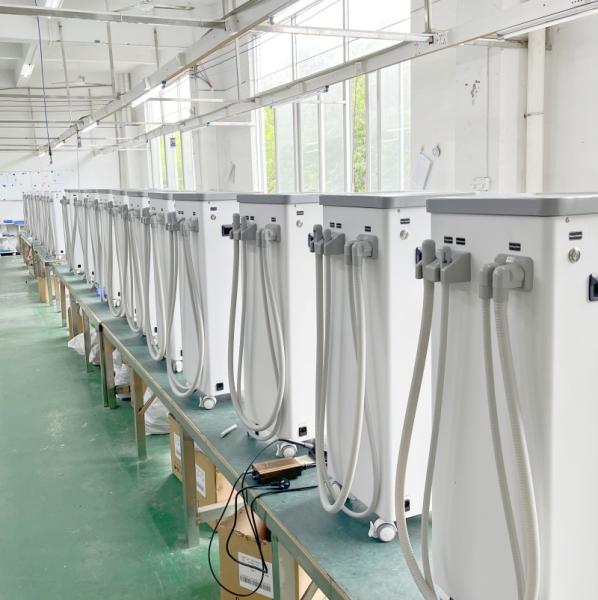 移動歯科吸入装置 汚水タンク 自動排水歯科唾液噴出器 吸入 800L / min 吸入機