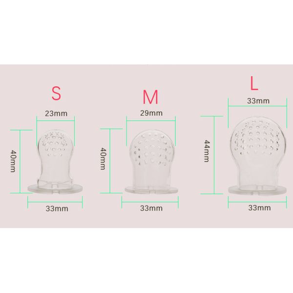 Nitrosamine Free PP Silicone Pacifier Holder resh Baby Fruit Food Feeder