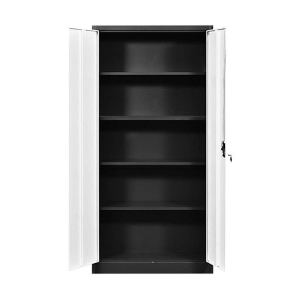 Double Door Steel Filing Cabinet Solutions Electrostatic Powder Coating