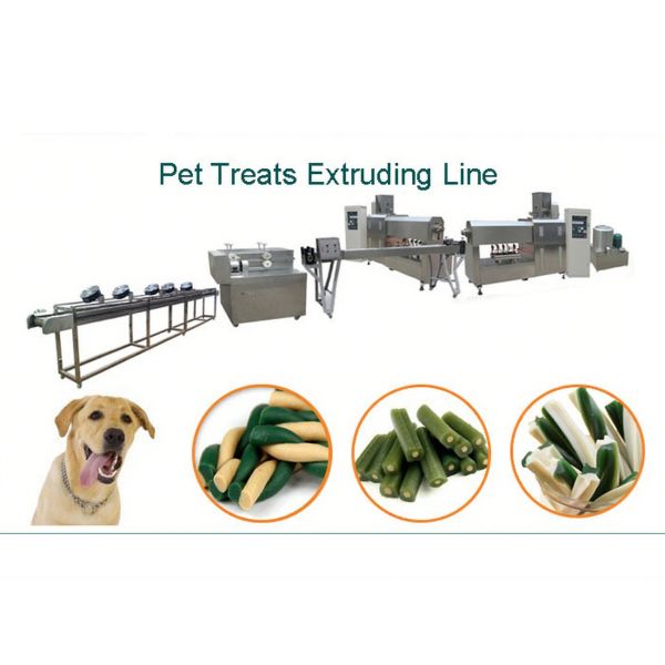Double screw Automatic dry Pet Food Extruder production machine