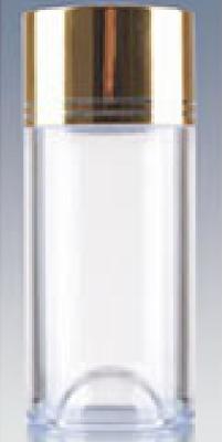 Metal Cap Plastic Capsule Bottle , Medical Plastic Screw Top Bottles Food Grade