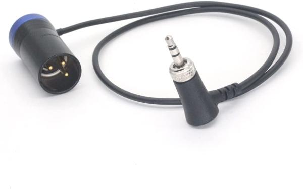 ODM Lockable Camera Audio Cable , 3 Pin XLR Male To 3.5 Mm Cable For Sony D11