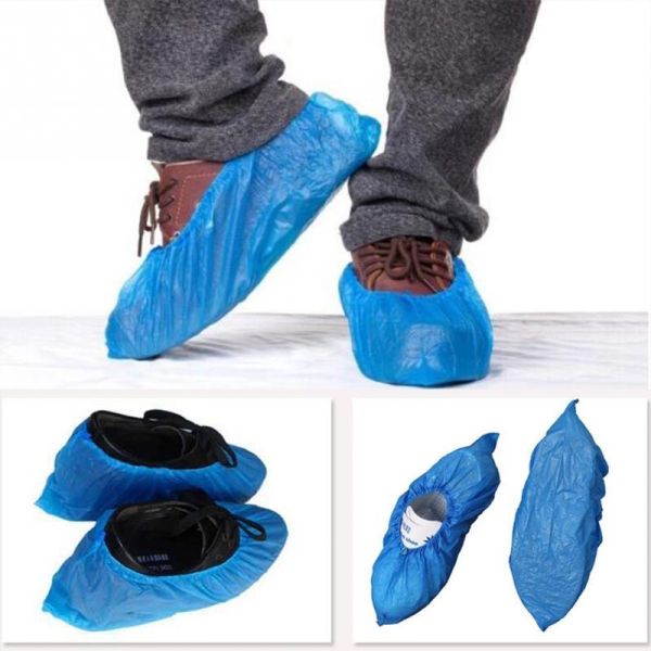 Durable Cpe Elastic Light Breathable Disposable Shoe Covers Dustproof