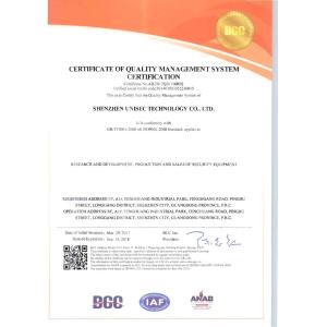 SHENZHEN UNISEC TECHNOLOGY CO.,LTD Сертификации