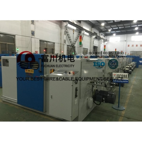 FC-650C Normal Wire Twisting Machine Stranding Section Area 0.3 - 4 mm2