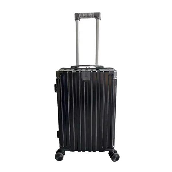 Lightweight Multi-Functional PC Carry-On Luggage with Cup Holder and Hanger Lining 210D Polyester