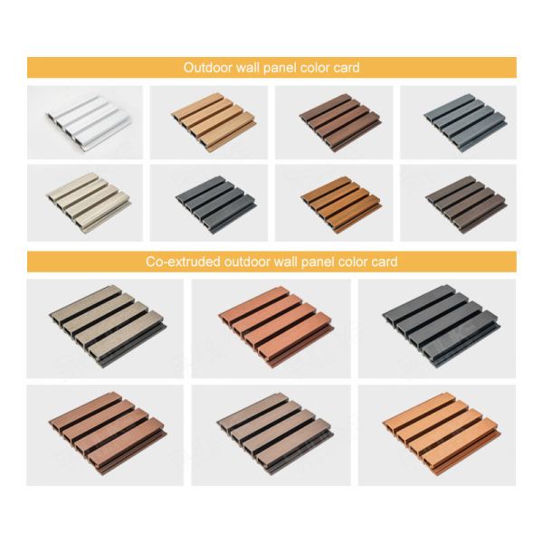 Waterproof Exterior Siding Panels WPC Wall Panels for Outdoor Use Decorative Exterior Wood Wpc Wall Cladding