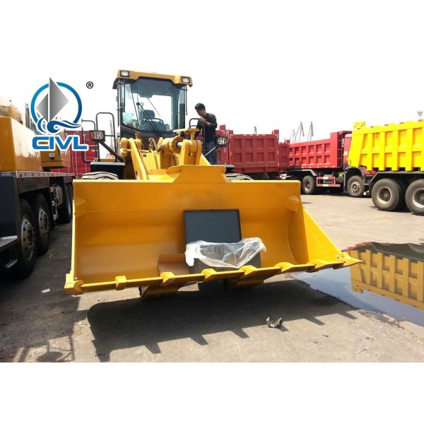 XCMG Front End 5 Ton Compact Wheel Loader With Cummins Engine EuroIII ZL50GN