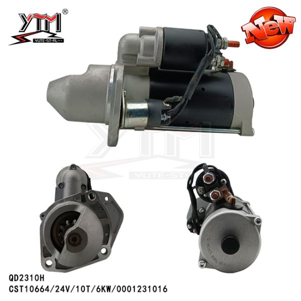 Moteur de démarrage de 24 V pour Iveco EUROCARGO CST10664 0001231016