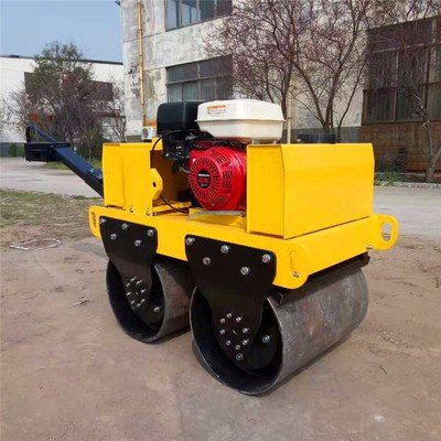 2400x880x1100mm Mini Hand Road Roller Of Heavy Duty Construction Machinery