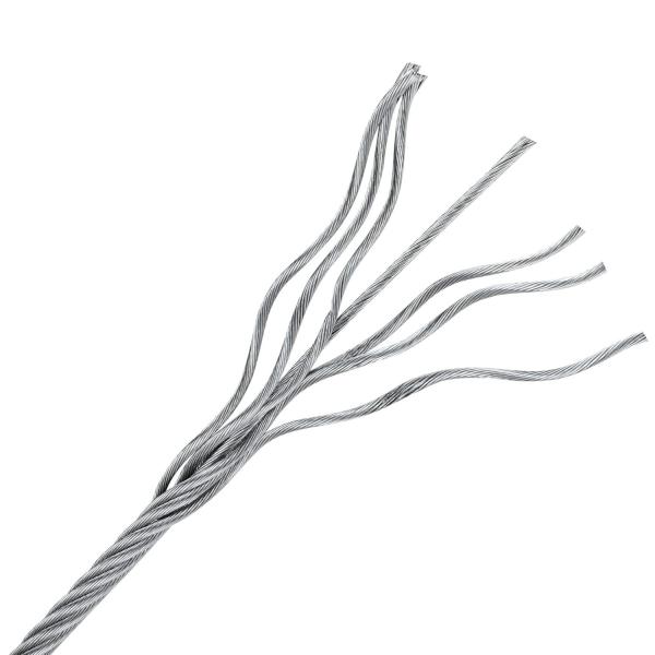 Cold Heading AISI SUS304 Steel Wire Rope 7X19 Diameter For Heavy Duty Applications