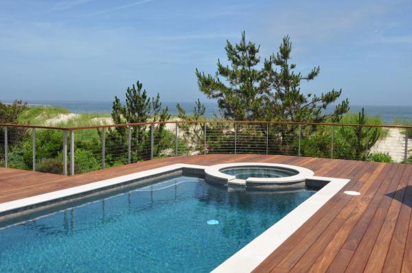 Decking Aluminum Cable Railing , Stainless Steel Balustrade Wire Deck Railing
