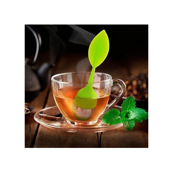 BPA Free Stainless Steel Cup Tea Infuser / Tea Leaf Infuser Silicone Handle