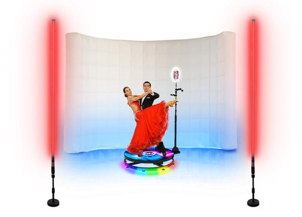 Fluorescent Stage Lighting Equipments Rechargeable Rgb Tube Light For Photography
