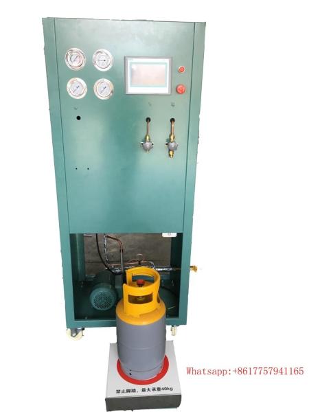 Máquina de Recuperação de Gás de Freão de 1 Estágio, Máquina de Carregamento de Refrigerante R134a R404a