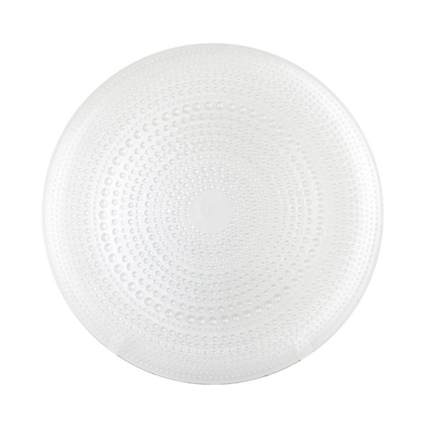 Wholesales ColorDecoration Glass Charger Plate with Electroplating and Spraying color