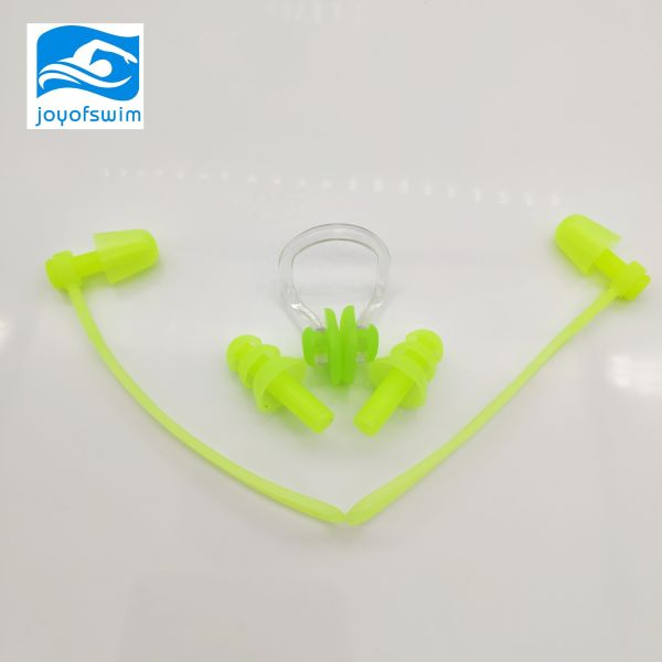 High Performance Nose Clip And Ear Plugs 3 Piece Set Professional For Active Swimmers
