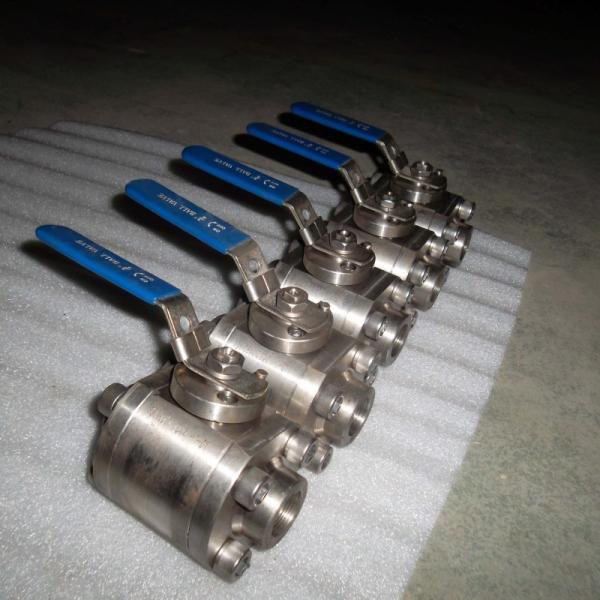 Fire Safe Design Side Entry 800lb Floating Ball Valve