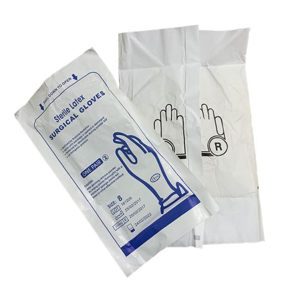 Disposable surgical supplies include ETO sterile latex glove and surgical gown